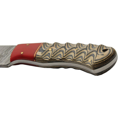 DAMASCUS FIXED BLADE KNIFE DM1382A-FAC archery