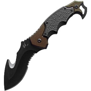RENEGADE TACTICAL STEEL FIXED BLADE KNIFE RT107A-FAC archery