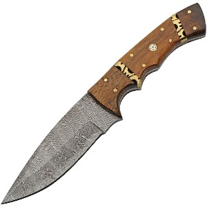DAMASCUS FIXED BLADE KNIFE DM1365A-FAC archery
