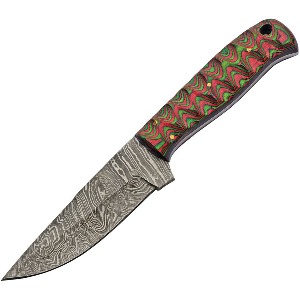 DAMASCUS FIXED BLADE KNIFE DM1376RDA-FAC archery