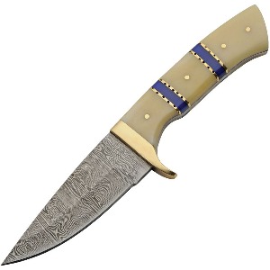 DAMASCUS FIXED BLADE KNIFE DM1372A-FAC archery