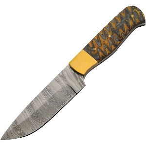 DAMASCUS FIXED BLADE KNIFE DM1373A-FAC archery