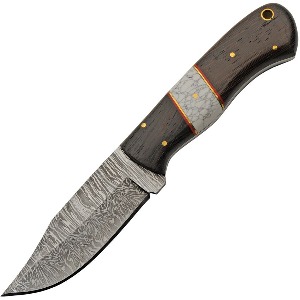 DAMASCUS FIXED BLADE KNIFE DM1383A-FAC archery