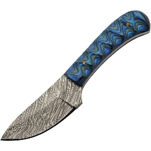 DAMASCUS FIXED BLADE KNIFE DM1377BLA-FAC archery